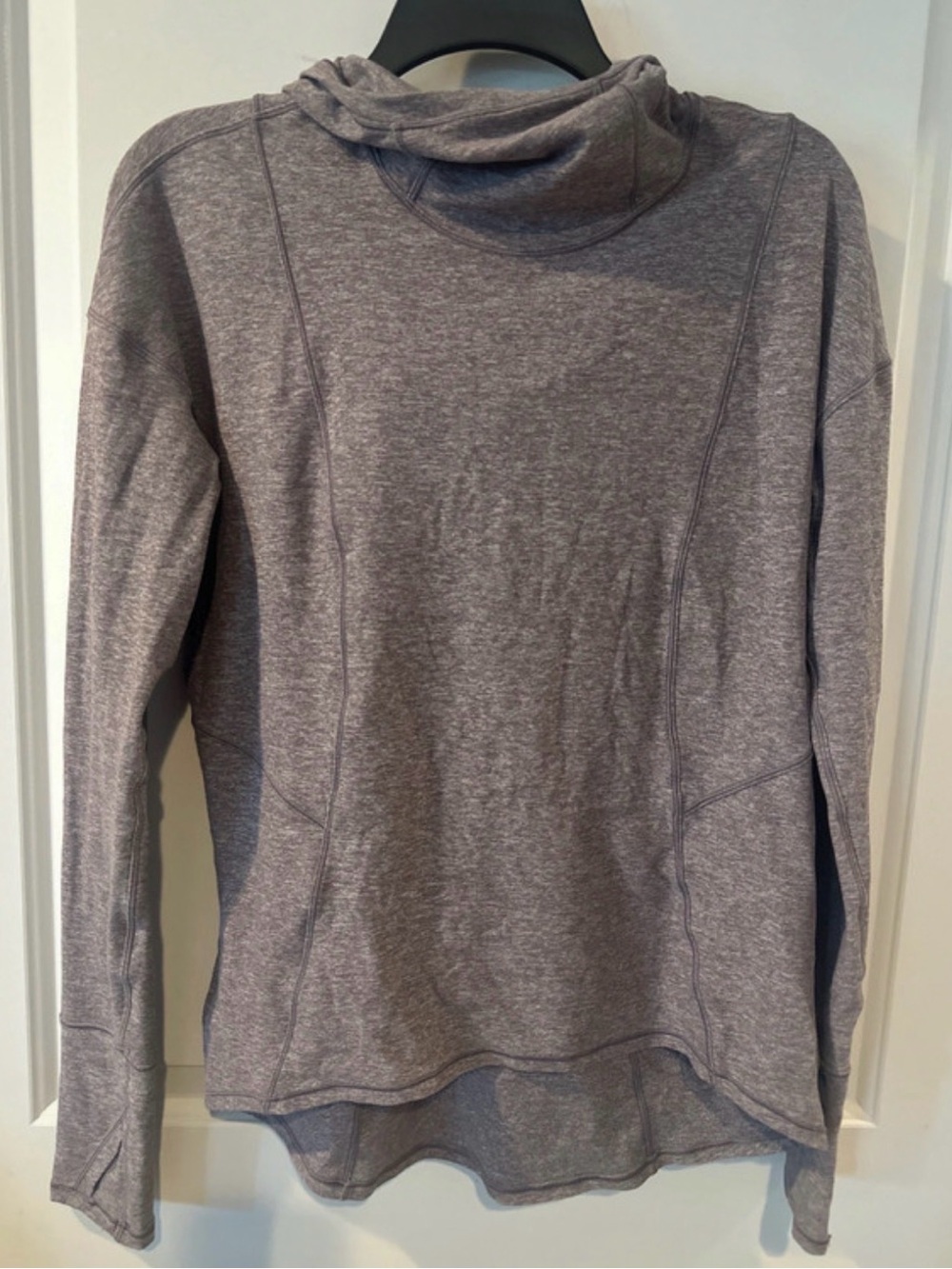 lululemon athletica Women's Cowl Neck Pullover - Heather Gray